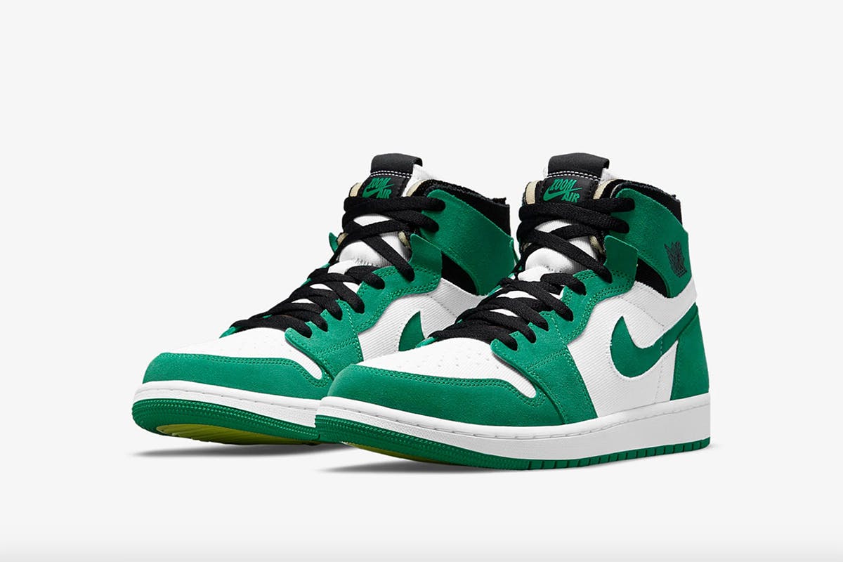 green air jordans shoes